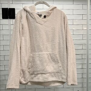 Birdwell Beach Britches Terrycloth Baja Hoodie Men’s size Medium in Cream